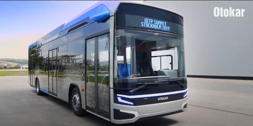 Otokar bus front view